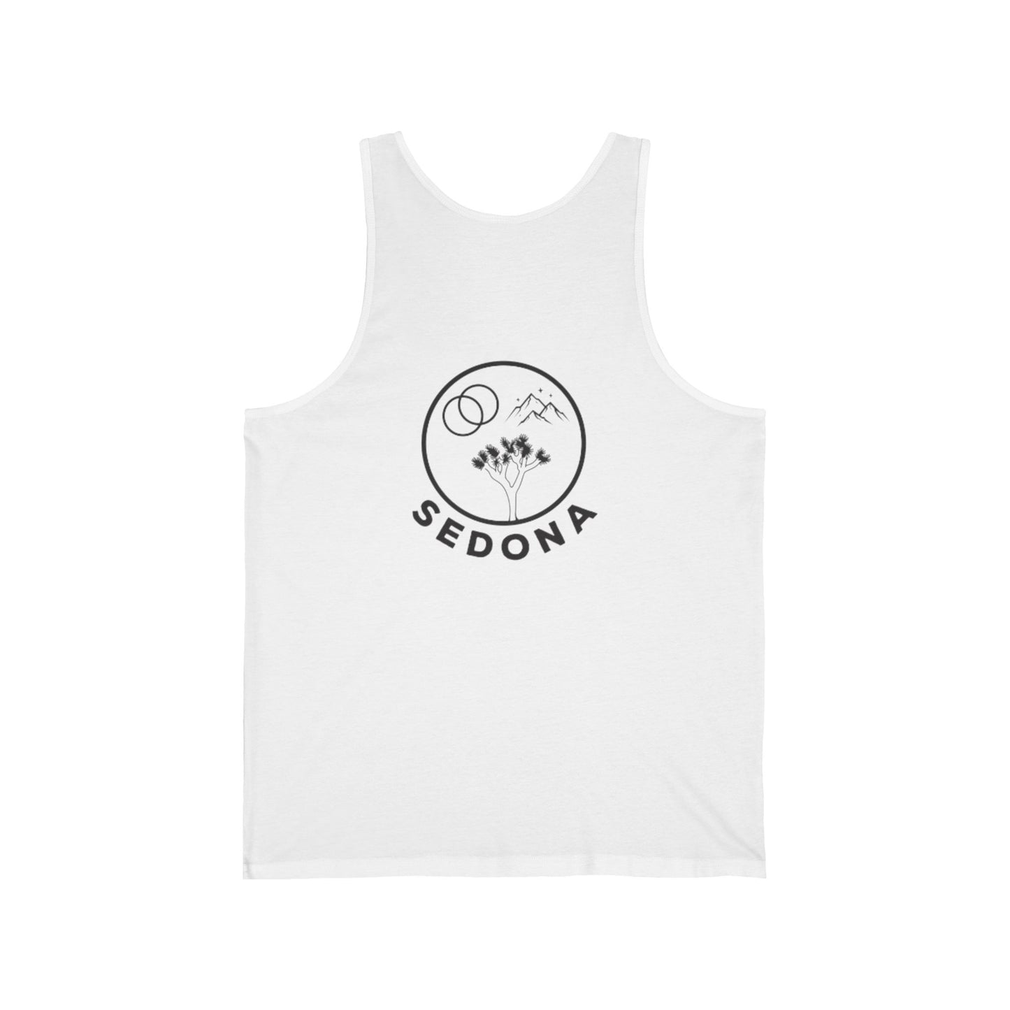 Sedona Unisex Jersey Tank Sedona back