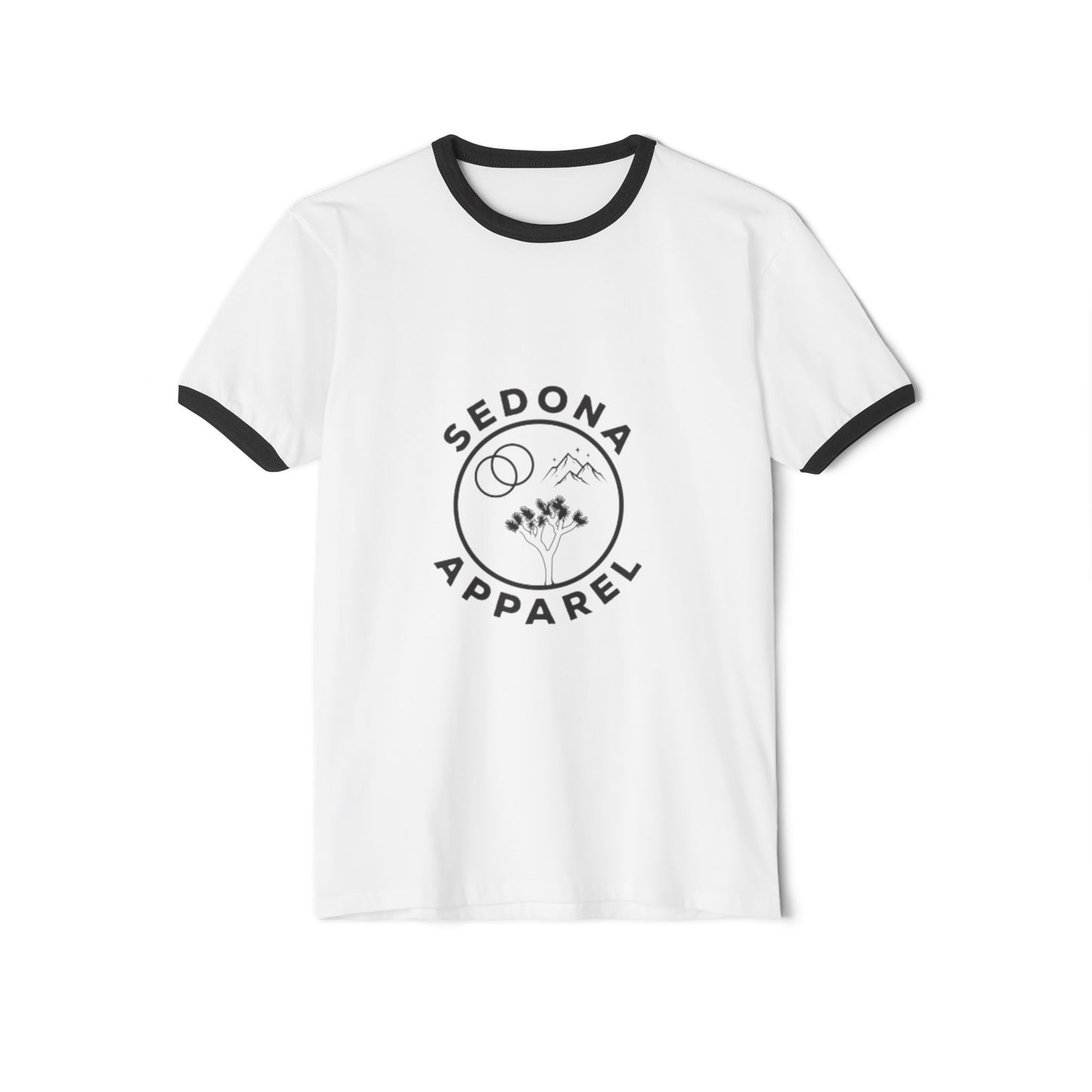 Sedona Unisex Cotton Ringer T-Shirt, Casual Tee & Travel Apparel