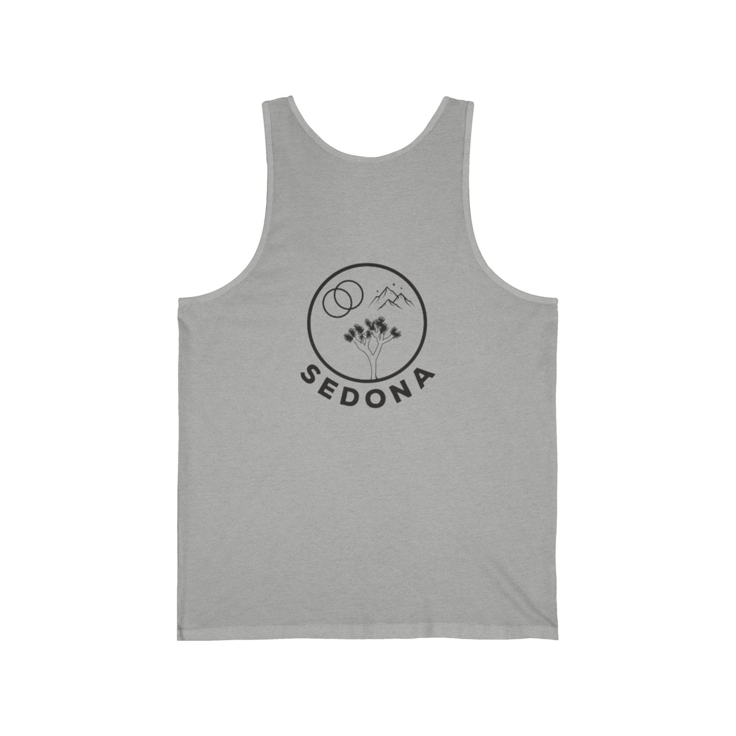 Sedona Unisex Jersey Tank Sedona back